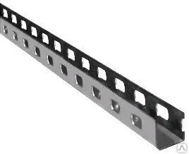 фото U-образный профиль перфорированный (2м) 30х30х30х2