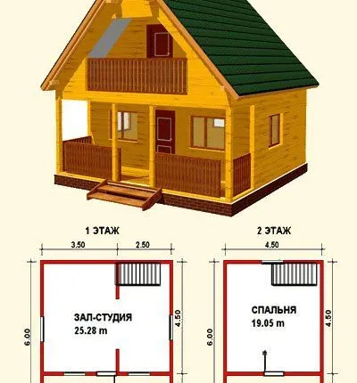 Фото №0 Готовый проект садовых домов