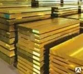 фото Плита бронзовая от 10 до 50 мм БрНБТ, БрБНТ1, БрХ1 по ГОСТ 18175-78