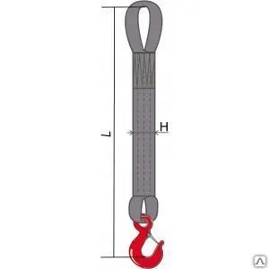 Фото №0 Одноветвевой текстильный строп кантаплюс 1стчп-4.0/1.0м