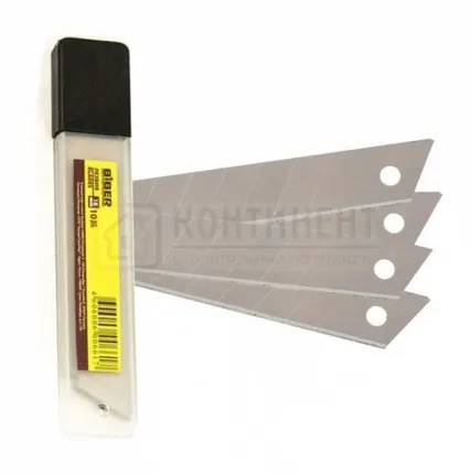 Фото №0 Лезвия 18мм (10шт) Бибер 50218