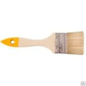 фото Кисть плоская Хобби белый (2,5")