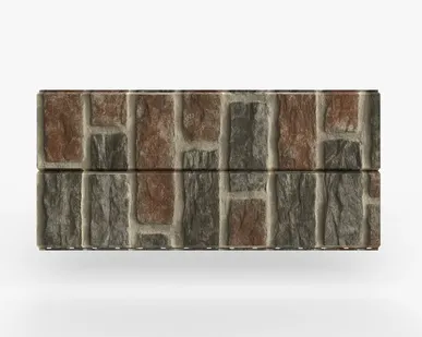 фото Сайдинг Металлический сайдинг «Евробрус» покрытие камень BEST Россия, 0.45-0.5 мм