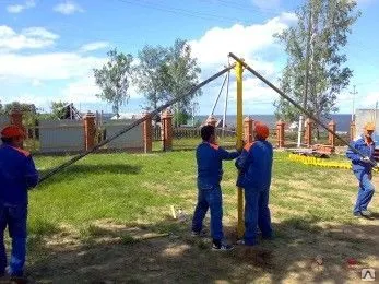 фото Монтаж винтовых свай