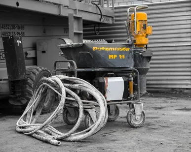 фото Аренда штукатурной станции Putzmeister MP25