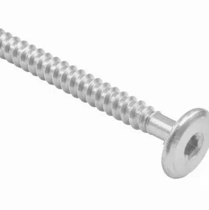 Фото №0 Шуруп для дерева 6,3*30 белый цинк (уп/ 1 тыс.шт) AKS