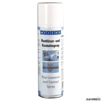 Фото №0 Удалитель ржавчины WEICON и контактный спрей WEICON 400 мл.