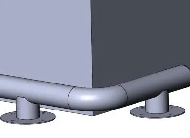 фото Колесоотбойник для защиты углов КО-76.5.000 СБ