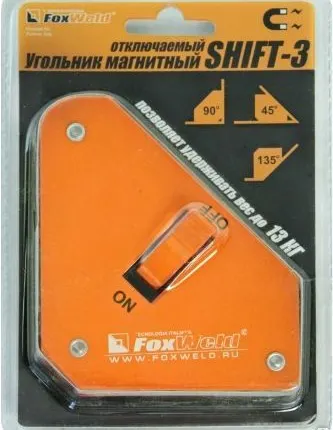 Фото №0 Угольник магнитный SHIFT-3 отключаемый (45/90/135 град., до 13кг)