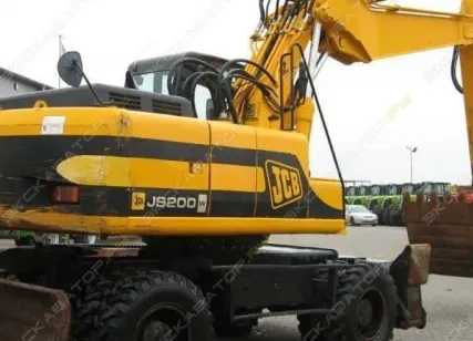 Фото №0 Аренда колесного экскаватора JCB JS 200W, Москва