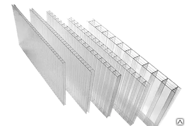 фото Поликарбонат сотовый 6 мм прозрачный | листы 6 и 12 м | WÖGGEL Вогель