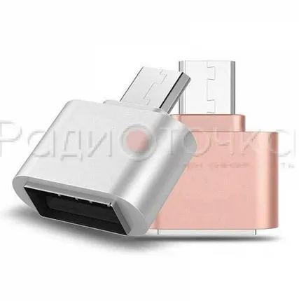 Фото №0 Переходник штекер micro USB - гнездо USB