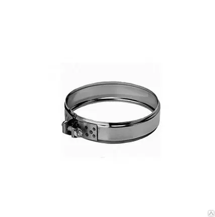 Фото №0 Хомут обжимной нержавеющий Ferrum 430/0.5 мм ф250