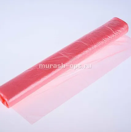 Фото №0 Фасовка "Клевер" 30*40см 8мкм ролик 100шт розовый (5/100)