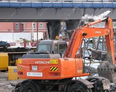 фото Аренда колесного экскаватора Hitachi ZX160W, Уфа