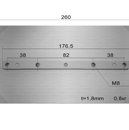 Фото №0 Лопасти 800 для TSS DMD1000 (к-т из 4 лопастей)