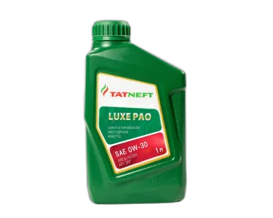 фото Масло моторное синтетическое Татнефть Luxe PAO 0W-30 1 л 0W-30