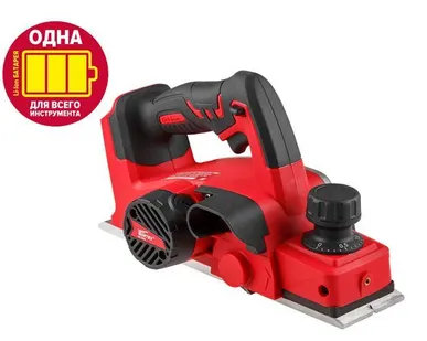 фото Рубанок аккумуляторный Wortex CPL 2082, 18 В, нож 82 мм, без АКБ и ЗУ