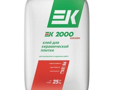 фото ЕК 3000 25 кг. (Ek 3000 клей плиточный)