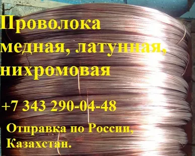 фото Проволока латунная Л-63 ГОСТ 12920-67