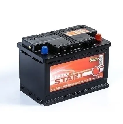 Фото №0 Аккумулятор КАТОД EXTRA START 6СТ-74N R+ (L3)