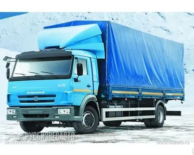фото КАМАЗ 5308-6013-23 (А4) борт тент ( Евро 4)