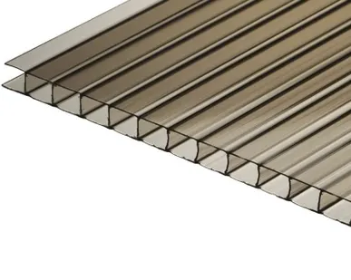 фото Сотовый поликарбонат GOLDEN PLAST Бронза 10 мм (2,1*6 м)