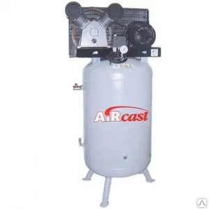 фото Поршневой компрессор с вертикальным расположением ресивера 340 л/мин