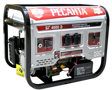 фото Ресанта Электрогенератор БГ 4000 Э Ресанта