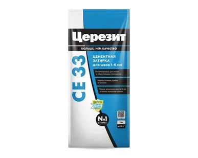 фото Затирка Церезит CE 33 Comfort белая 2 кг