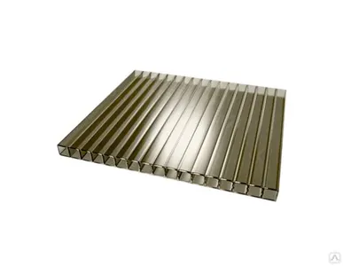 фото Сотовый поликарбонат "SOTALUX" Бронза 4 мм