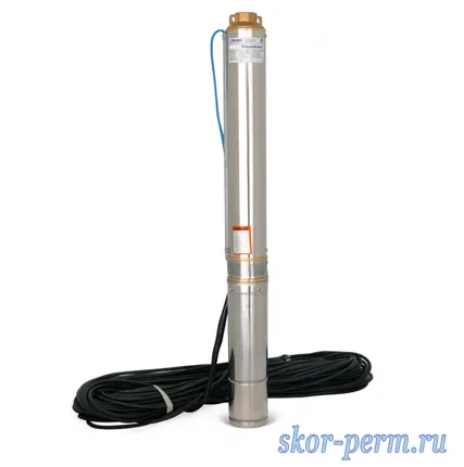 Фото №2 Насос скважинный BELAMOS TF-80 центробежный (1 1/4&quot;, 98мм, 220В, 1300Вт, 5000л/ч, 80м, каб 50м)