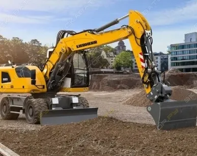 фото Аренда колесного экскаватора Liebherr A 920 Litronic, Москва