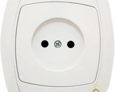 фото Розетка 1-м СП Севиль 16А бел Universal C0022