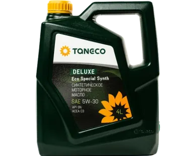 фото Масло моторное синтетическое TANECO Deluxe Eco Special Synth 5W-30 4 л 5W-30