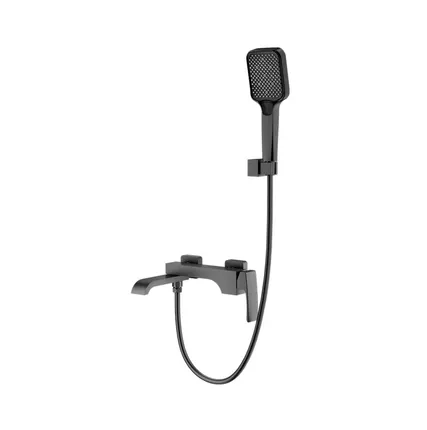 Фото №0 Смеситель для ванны RAGLO R02.30.09 с поворотным изливом 215 мм, цвет: графит