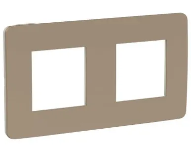 фото Рамка 2-м UNICA STUDIO песочн./беж. SchE NU280427