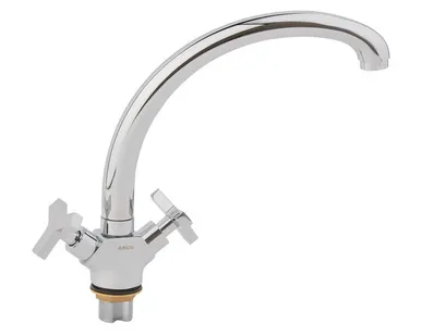 фото Смеситель Arco А4518 для кухни, крестовые маховики, хром
