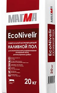 фото Наливной пол универсальный быстротвердеющий МАГМА "ЭкоНивелир"