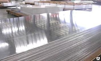 фото Лист стальной AISI 304 х/к зеркальный в пленке 0.5х1250х2500 нерж., кг