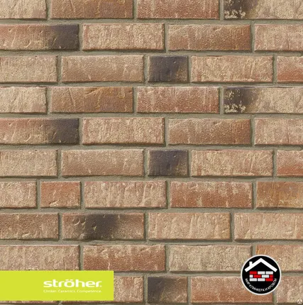 Фото №0 Фасадная плитка под кирпич ручная формовка Stroeher Zeitlos 357 backstein