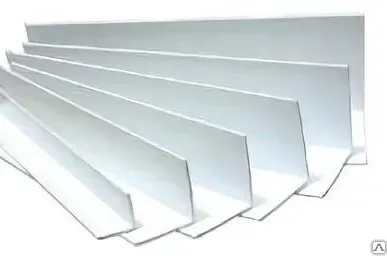 фото Угол отделочный из ПВХ 40х40мм белый (3м)