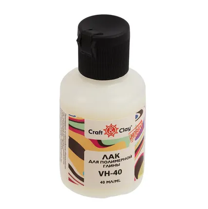 Фото №0 "Craft&Clay" Лак для полимерной глины VH-40 40 мл Глянцевый