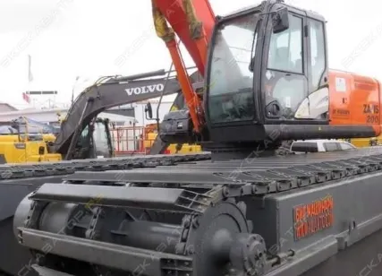 Фото №0 Аренда экскаватора-амфибии HITACHI ZX200, Нижний Новгород