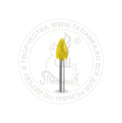 Фото №0 3F14-40 - Пламя, Ø хвостовика 3мм, Ø фрезы X 9,5мм, L фрезы 15,87мм (fine) SUB-3F14-40