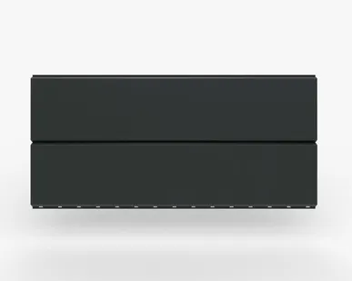 фото Сайдинг Металлический сайдинг «Евробрус» 0.47-0.50 мм RAL 7024, Графит