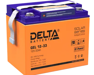 фото Аккумулятор Delta GEL 12-33