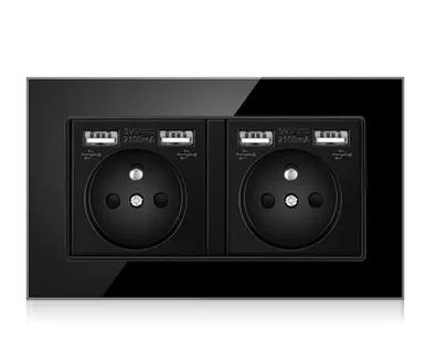 фото Двойная розетка с USB-портами Armacontrol