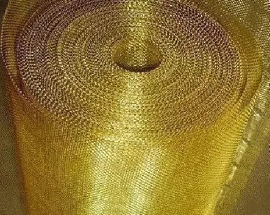 фото Сетка латунная ГОСТ 6613-86 полутомпаковая ячейка 0,14мм d=09мм