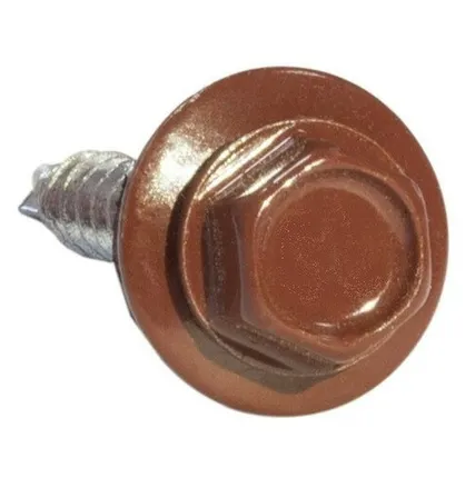 Фото №0 Саморез 5,5х19 HARDWEX RAL 3011 Коричнево-красный под насадку для крепления стальных листов к металлическим конструкциям 00000004057